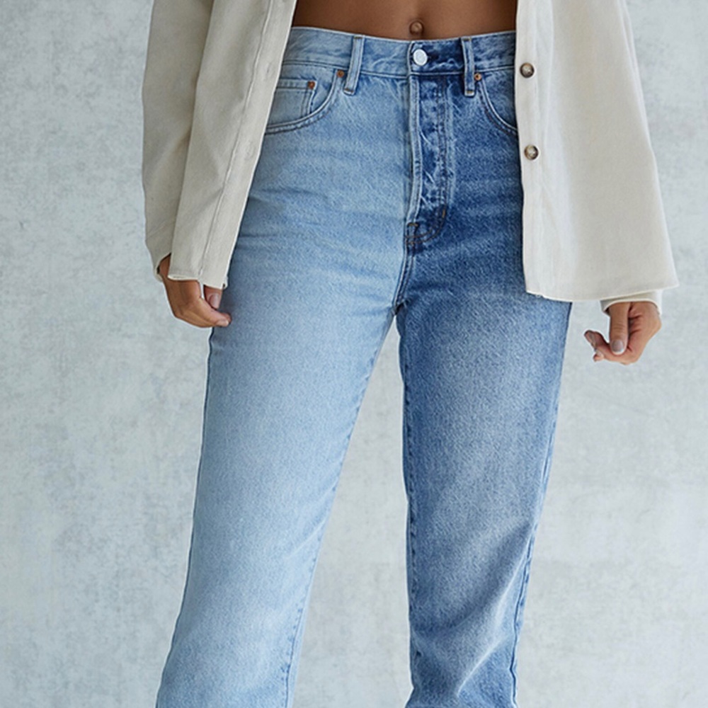 PACSUN two-tone dad jeans. Size 22